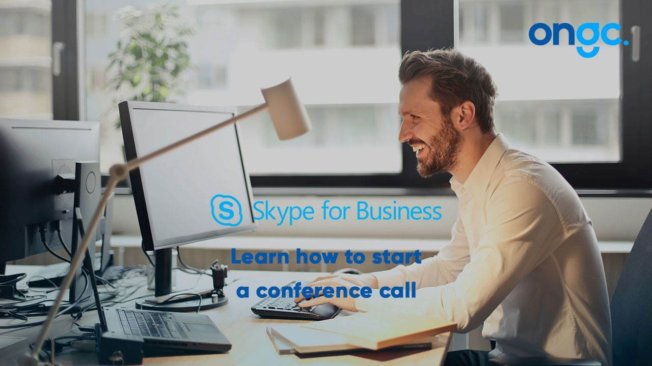 Start a Conference Call with Skype for Business